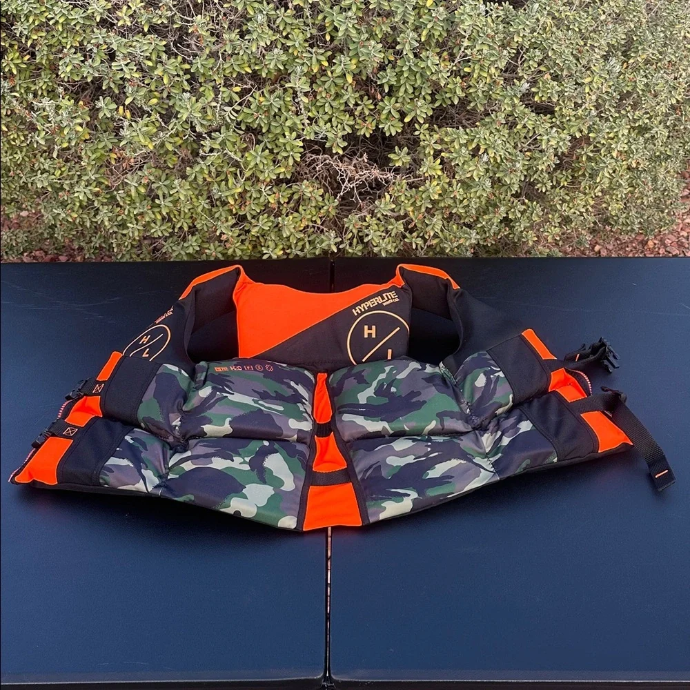 Hyperlite Orange and Black Life Vest - Picture 10 of 17